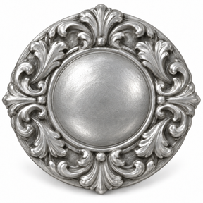 DecoArt Metallic Lustre Silver Spark metallic paint swatch in shimmering silver tone