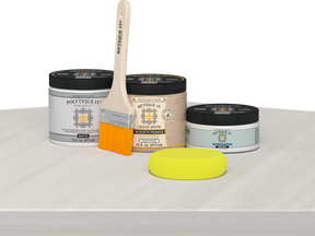 Retique It Wood'n Door Smooth Finish Kit in White Wash stain, featuring a matte, natural wood look for doors and furniture.