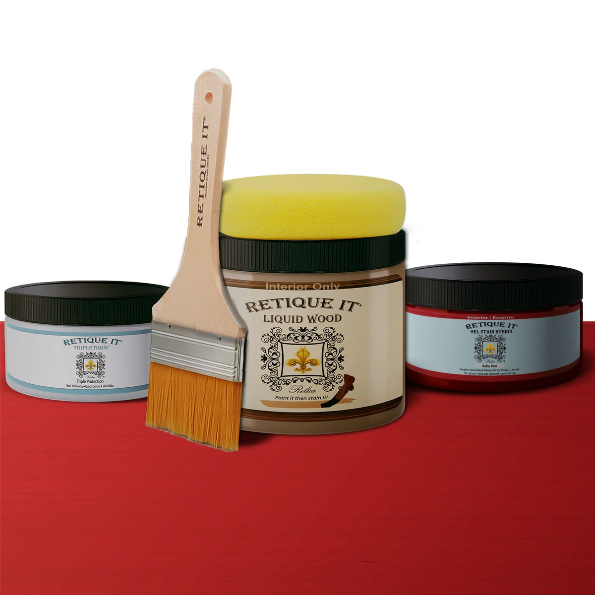 Smooth Finish Kit - Ruby Red