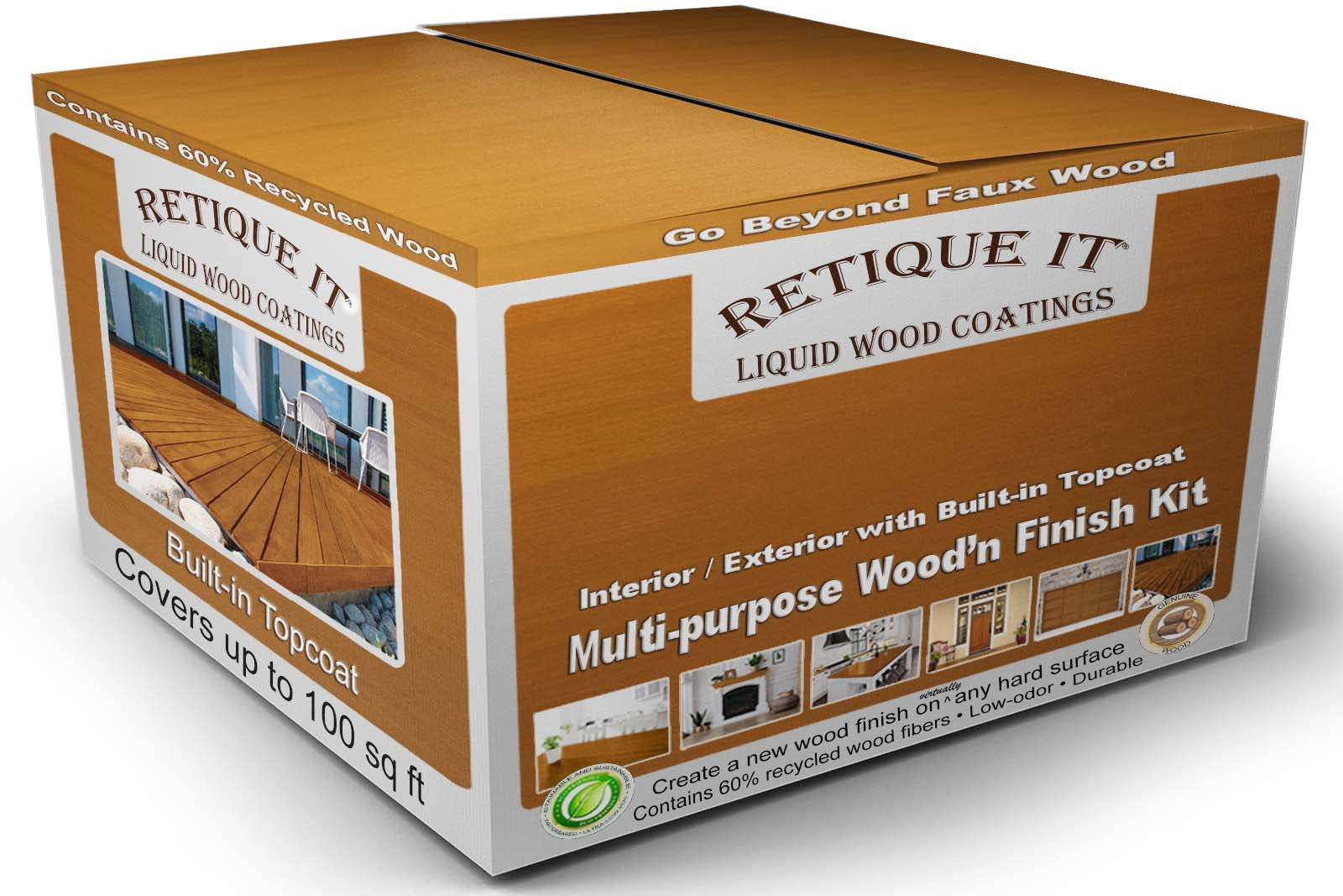 Multi-purpose Smooth Finish Kit (4x Lg) - Cedar