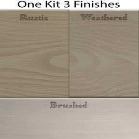 Wood'n Cabinet Kit (12 Door / Grained) - Drift Wood