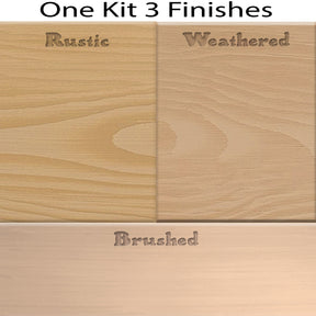 Wood'n Cabinet Kit (12 Door / Grained) - Pickled Oak