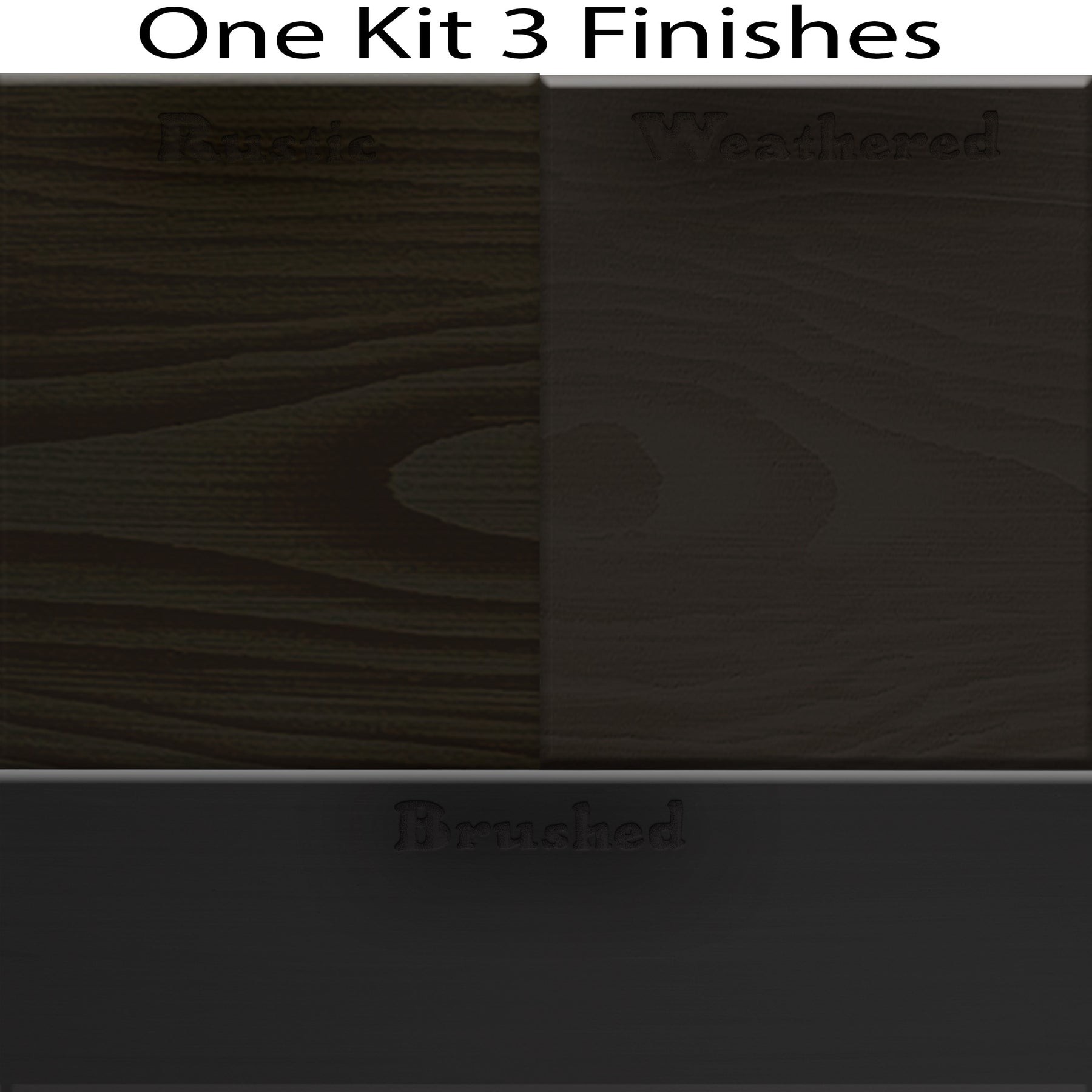 Multi-purpose Wood'n Kit (4x Lg) - Classic Black - Interior Top Coat