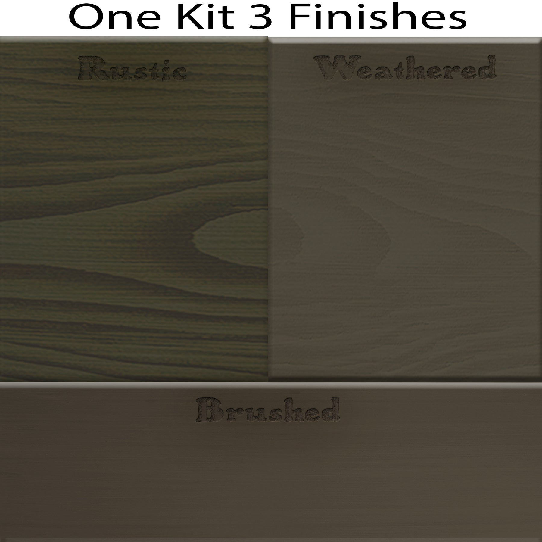 Multi-purpose Wood'n Kit (4x Lg) - Charcoal - Interior Top Coat