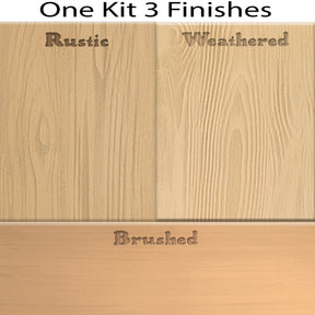 Wood'n Door Kit (Front & Garage Door) - Pickled Oak