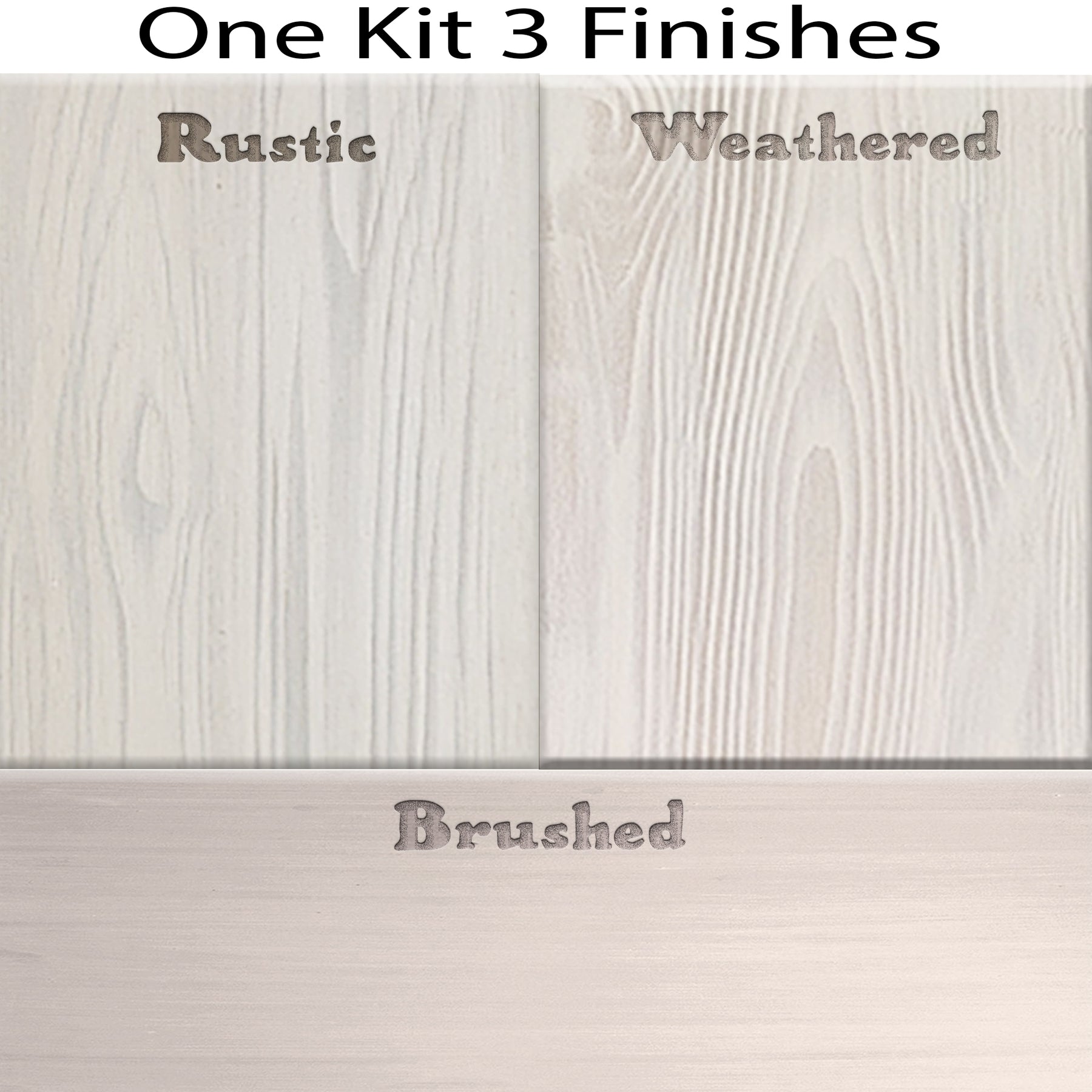 Multi-purpose Wood'n Kit (Large)- White Wash - Interior Top Coat