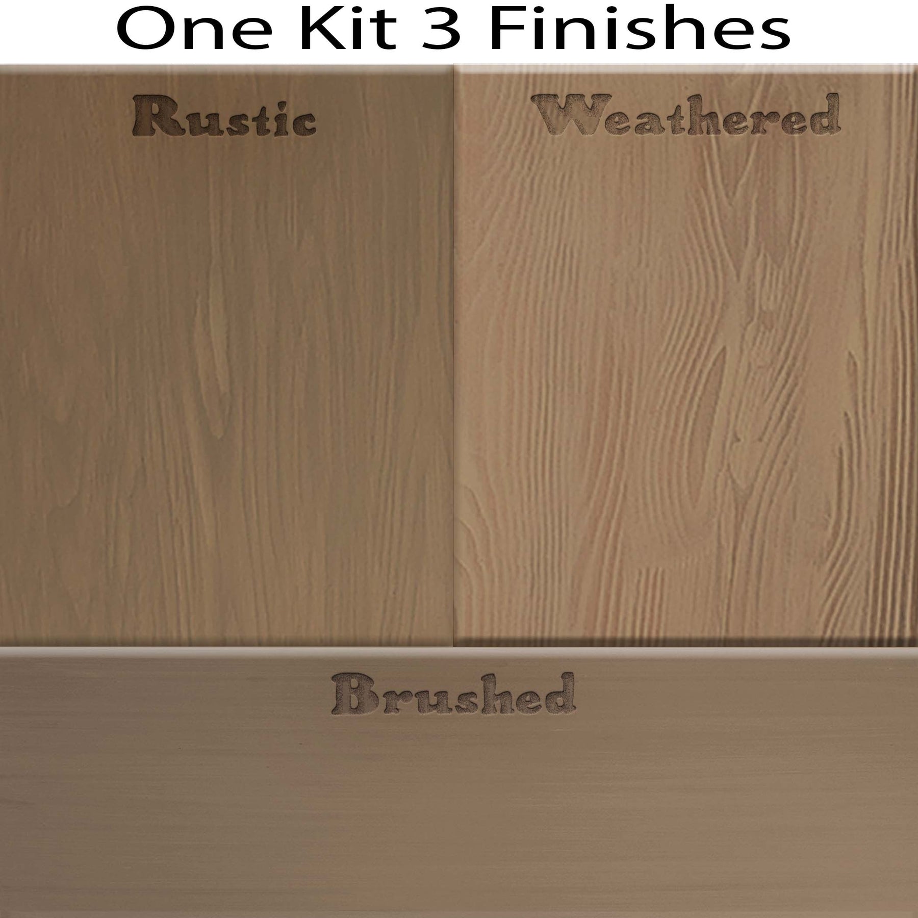 Tabletop Wood'n Finish Kit (4x Large) - Barn Wood