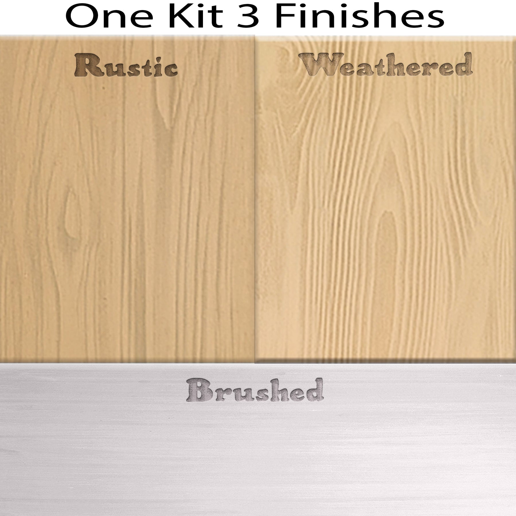 Wood'n Door Kit (Front & Garage Door) - White Oak