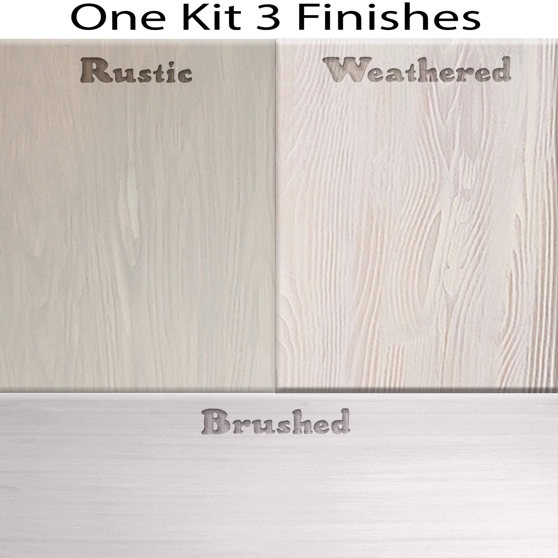 Multi-purpose Wood'n Kit (4x Lg) - White Wash