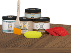 Retique It® Wood'n Kit Medium Dark Oak interior top coat for wood furniture and surfaces, featuring natural matte finish.
