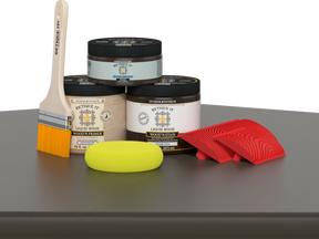 Retique It® Fireplace Wood'n Finish Kit in charcoal stain, complete set for finishing fireplace wood surfaces.