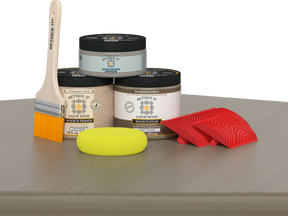 Retique It Fireplace Wood'n Finish Kit for full fireplace, featuring drift wood stain, designed for wood surface finishing.