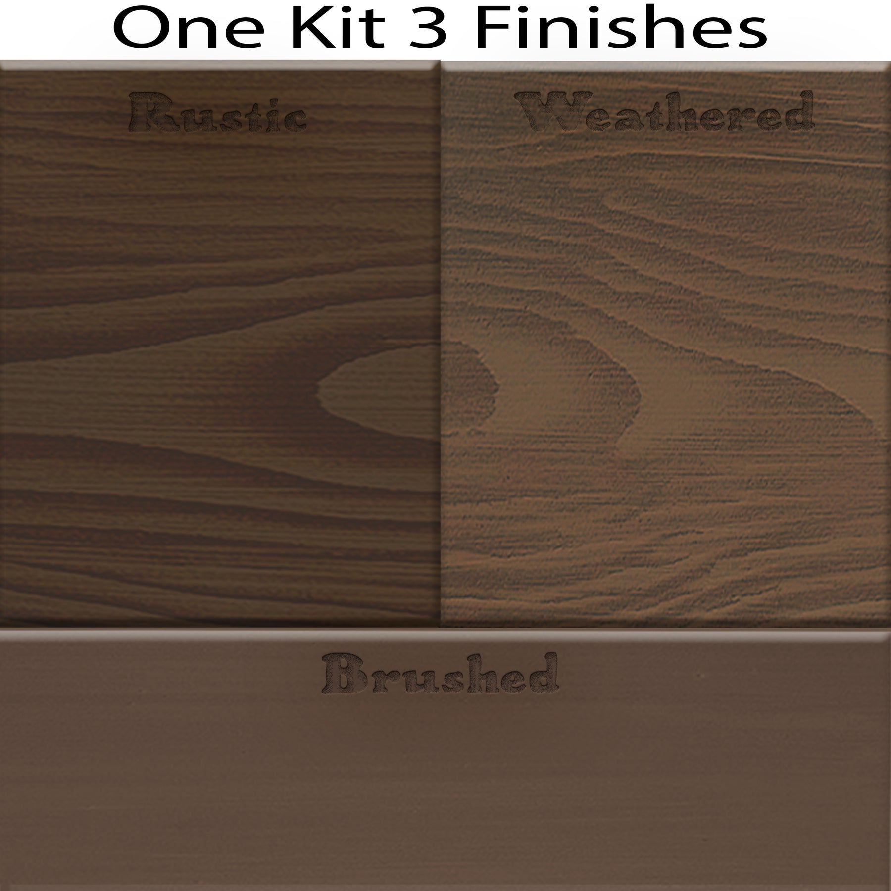 Black Walnut wood stain sample from Retique It® Wood'n Finish Kit for tabletop furniture, showing rich, dark wood tones.