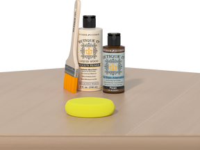 Retique It® White Oak kit products on a wood surface.