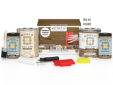 Retique It® Wood'n Finish Kit in Barn Wood, multi-purpose kit with four large wood finishing tools and accessories.