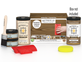 Large Barn Wood Wood'n Finish Kit by Retique It with tools and supplies for wood finishing projects