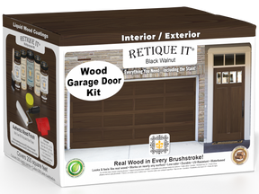 Wood'n Door Kit (Front & Garage Door) - Black Walnut