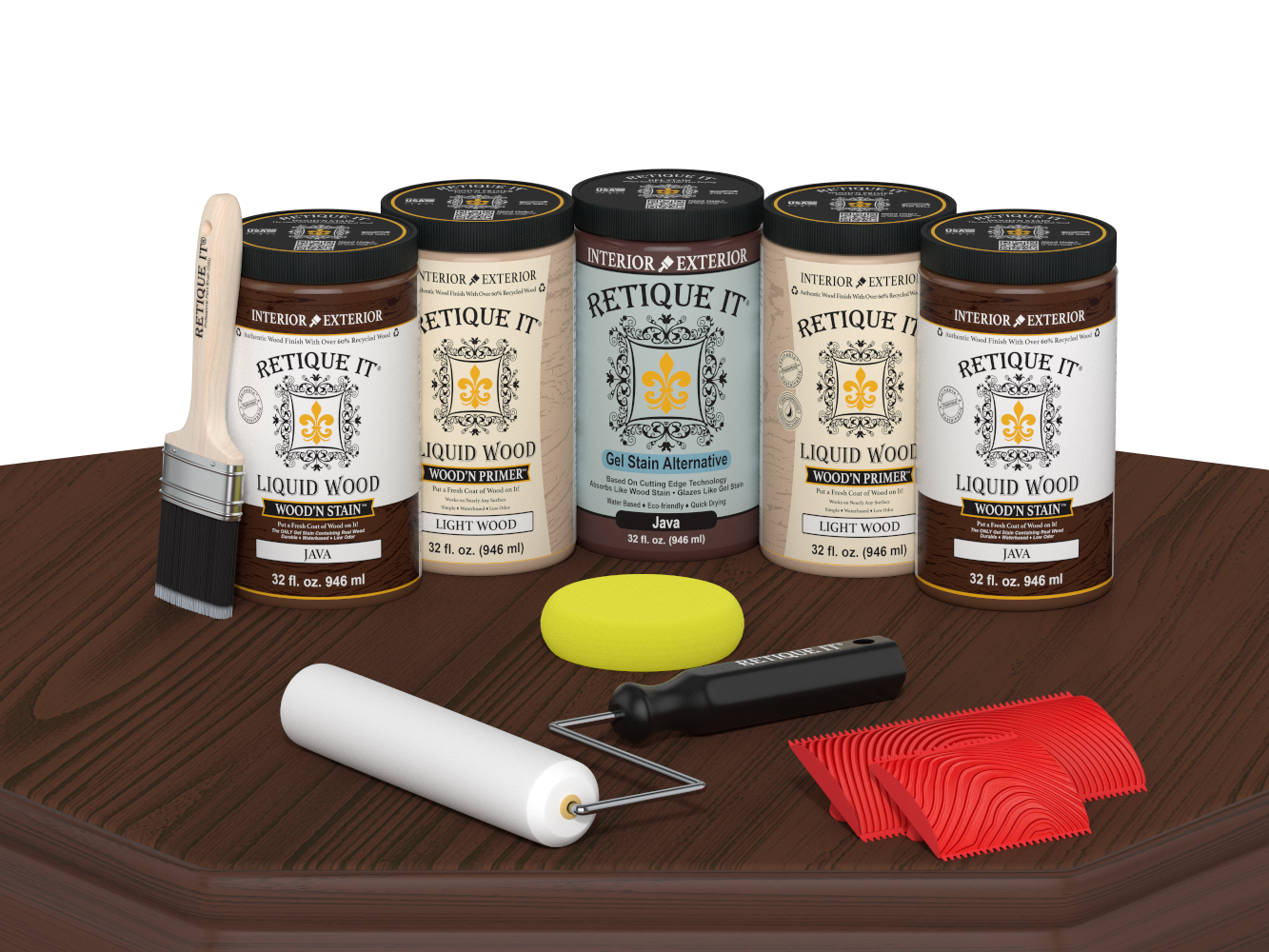 Wood'n Door Kit (Front & Garage Door) - Java