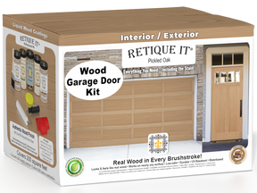 Wood'n Door Kit (Front & Garage Door) - Pickled Oak
