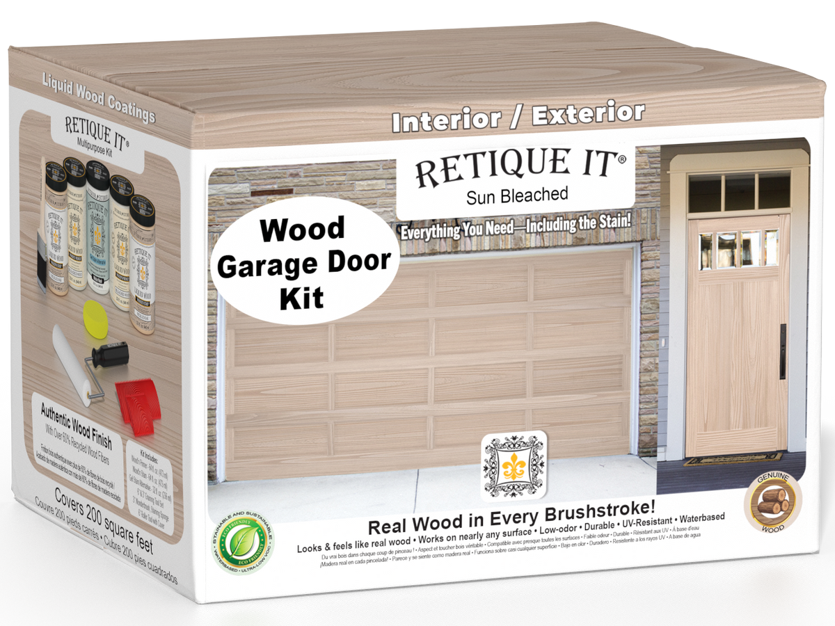 Wood'n Door Kit (Front & Garage Door) - Sun Bleached — box hero