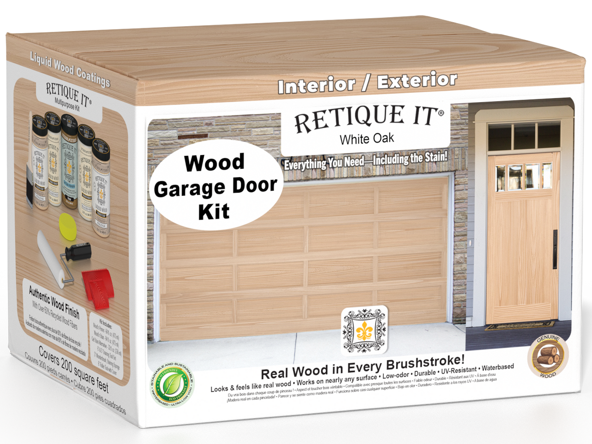 Wood'n Door Kit (Front & Garage Door) - White Oak — box hero