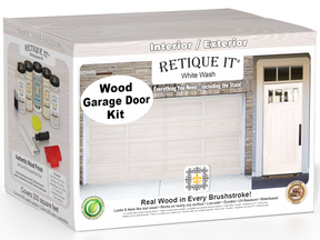 Wood'n Door Kit (Front & Garage Door) - White Wash — box hero