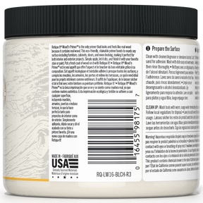 Retique It Liquid Wood Wood'n Primer in Bleached Wood, 16 fl oz, showing the primer applied to a wooden surface.