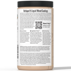 Retique It® Liquid Wood Wood'n Primer in light wood finish, 32 fl oz, suitable for wood projects and surface preparation.