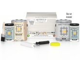 Retique It Wood'n Finish Kit with four large white wash exterior top coats for smooth wood finishing.