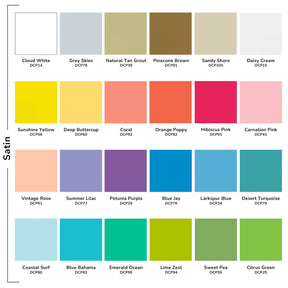 DecoArt Pastel Patio Paint outdoor paint set with 24 vibrant pastel colors for outdoor furniture and decorations.