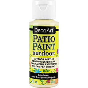 DecoArt Vintage Rose outdoor acrylic patio paint in 2 oz bottle, suitable for outdoor surfaces and decorative projects