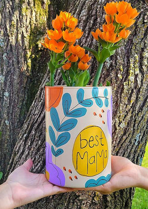 White DecoArt Glass Paint in a 2 oz bottle, designed for vibrant, durable glass decorating and craft projects.