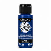 DecoArt Glass Paint in Navy, 2 oz bottle<h/analysis>