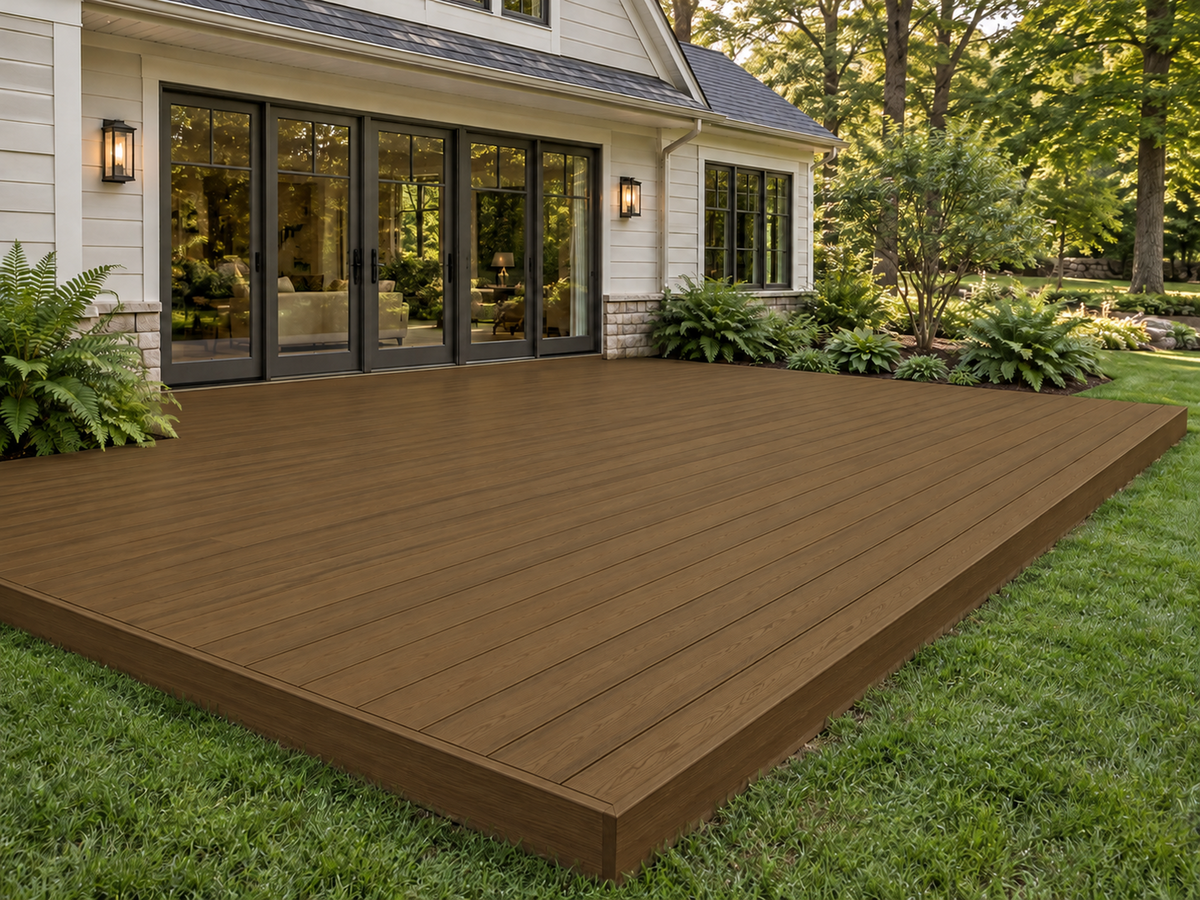 Retique It Barn Wood Decking Wood'n Kit stain with natural wood grain finish, ideal for creating rustic outdoor deck surfaces.