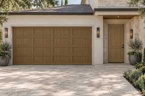 Retique It Barn Wood stain kit for front and garage doors, featuring textured barn wood grain for authentic wood appearance.