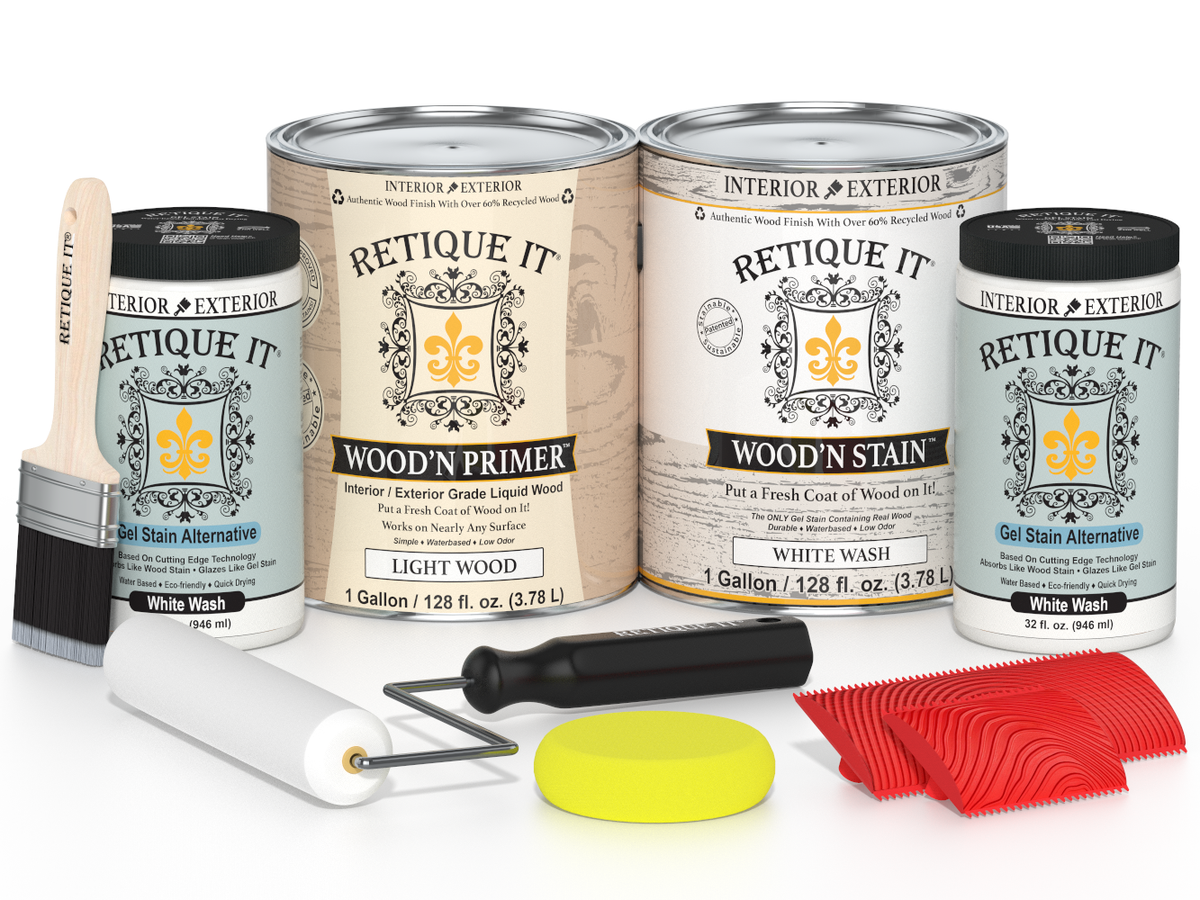 Multi-purpose Wood'n Kit (4x Lg) - White Wash