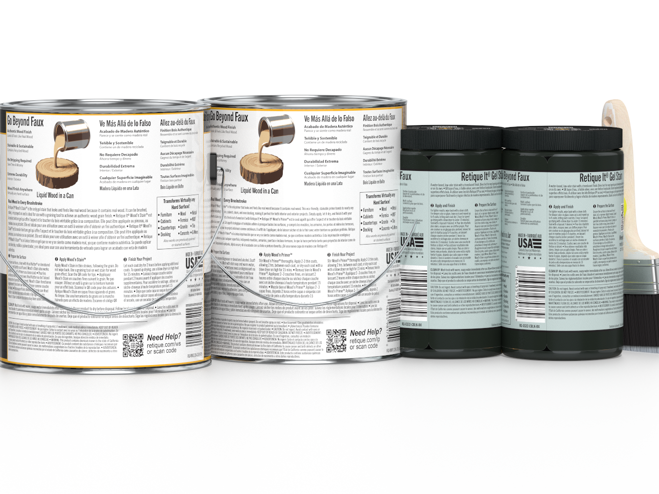 Multi-purpose Wood'n Kit (4x Lg) - Classic Black