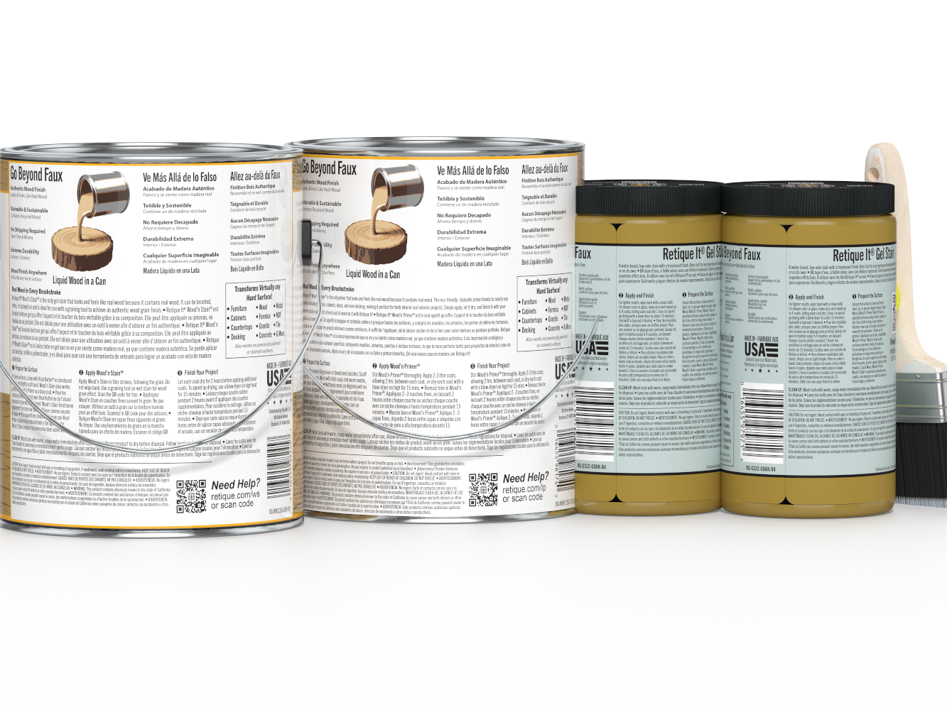 Multi-purpose Wood'n Kit (4x Lg) - Old Oak