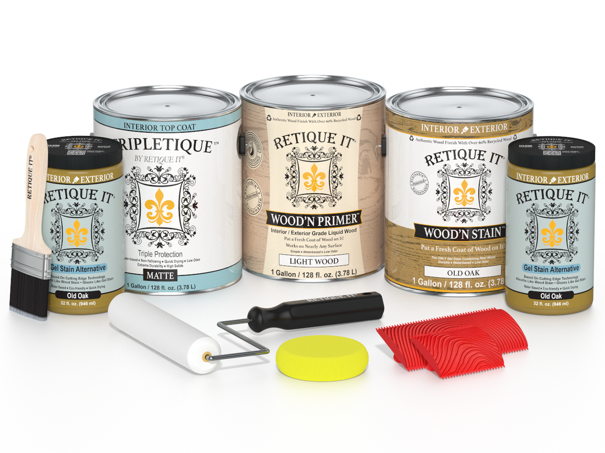 Multi-purpose Wood'n Kit (4x Lg) - Old Oak - Interior Top Coat