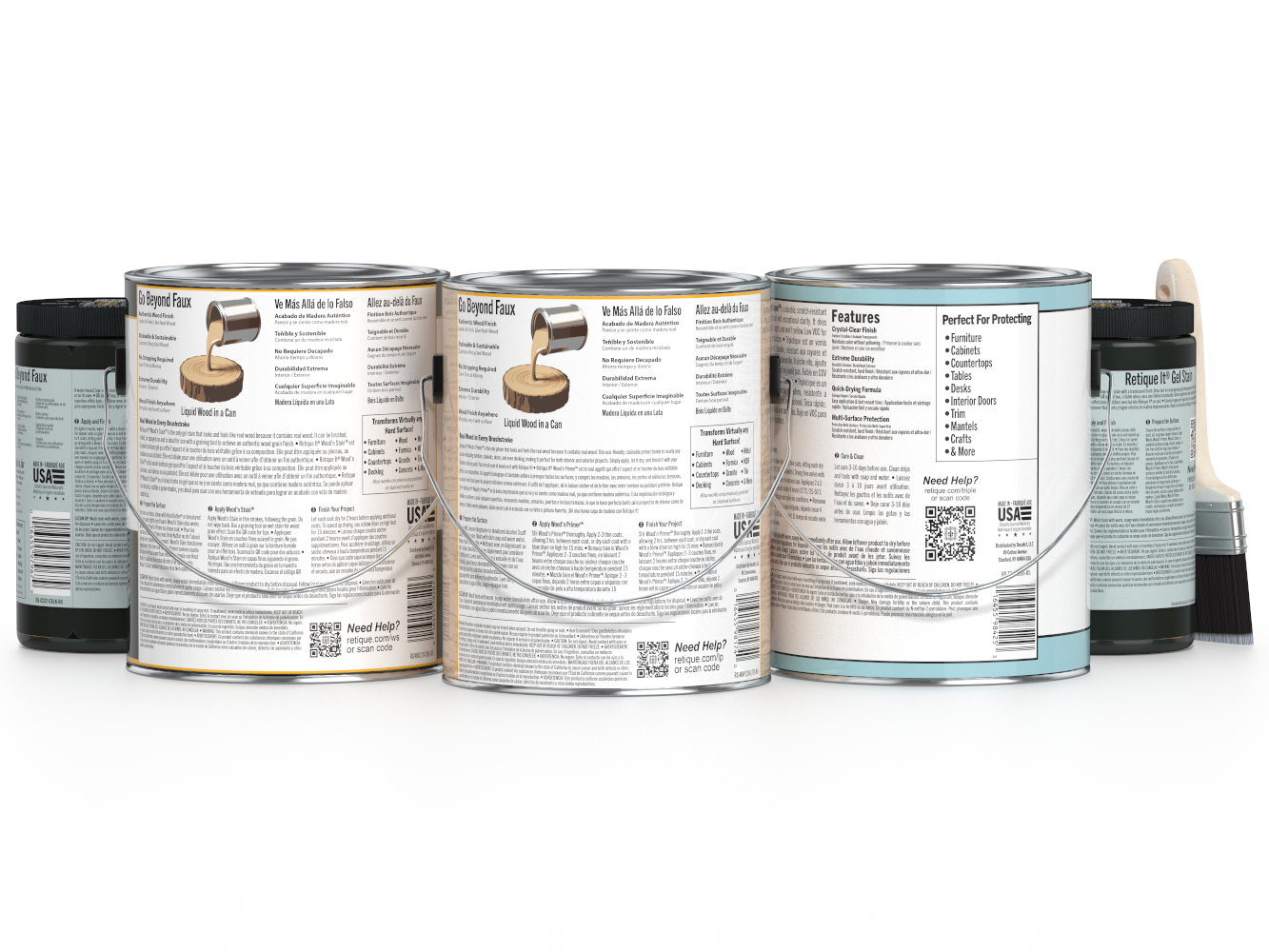 Multi-purpose Wood'n Kit (4x Lg) - Classic Black - Interior Top Coat