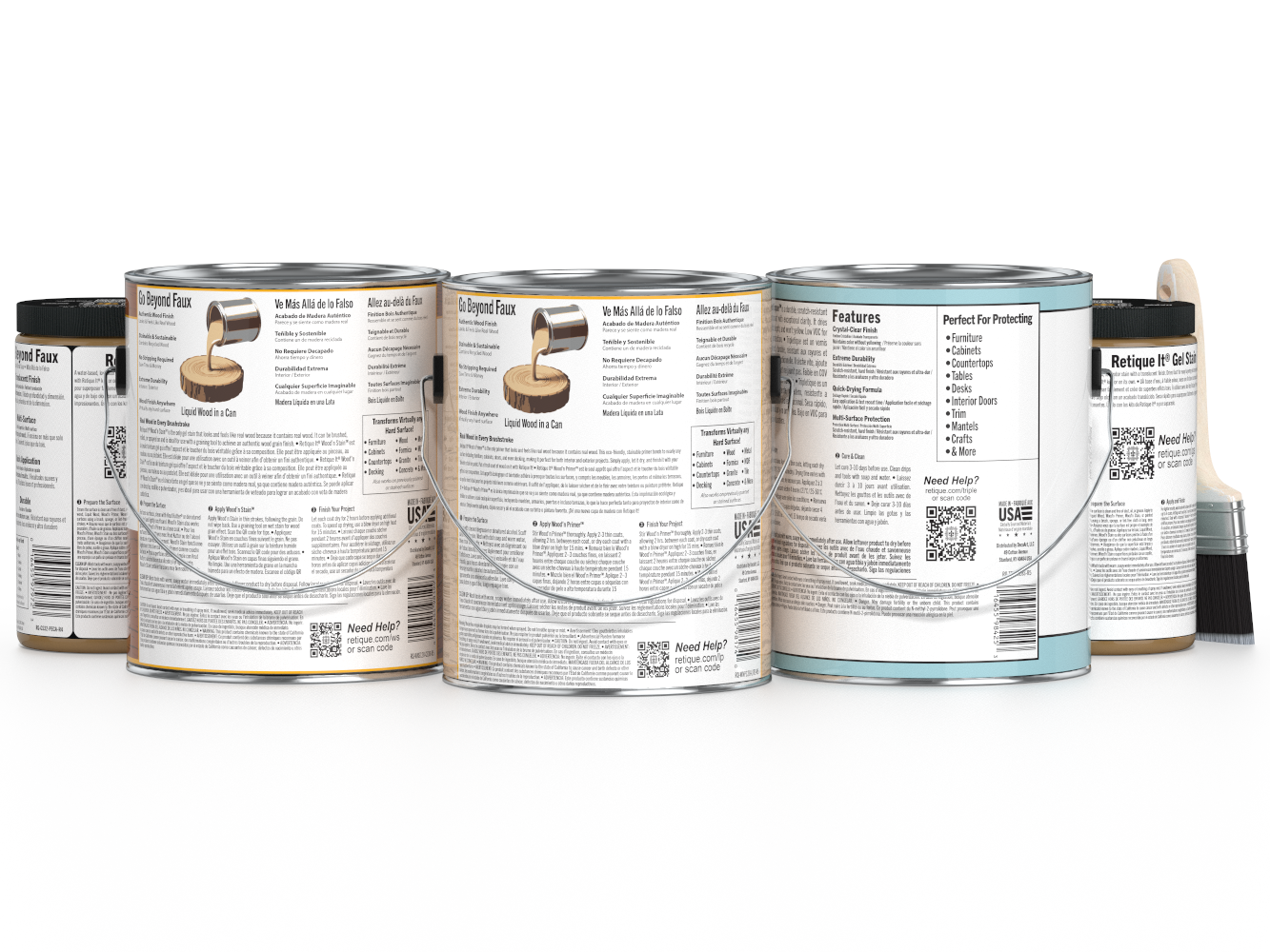 Multi-purpose Wood'n Kit (4x Lg) - Cedar - Interior Top Coat