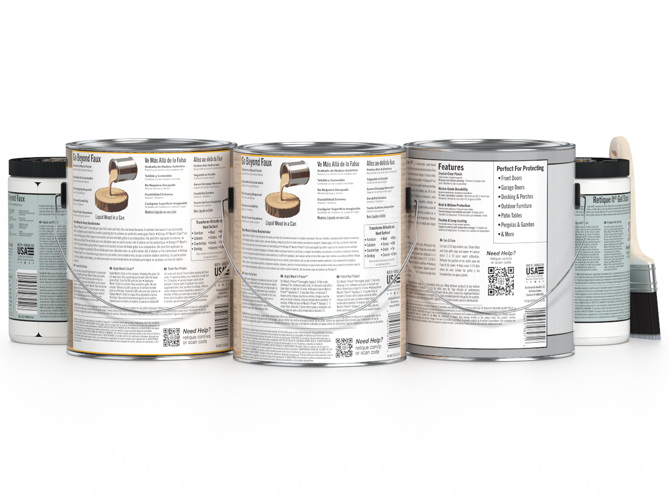 Multi-purpose Wood'n Kit (4x Lg) - French Oak - Exterior Top Coat