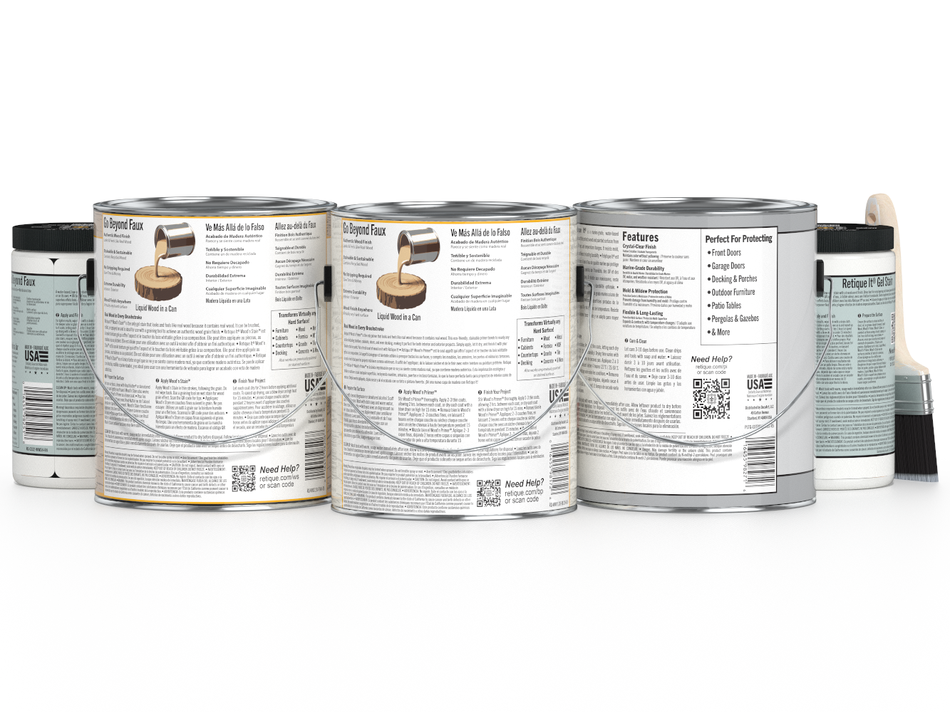 Multi-purpose Wood'n Kit (4x Lg) - Sun Bleached - Exterior Top Coat