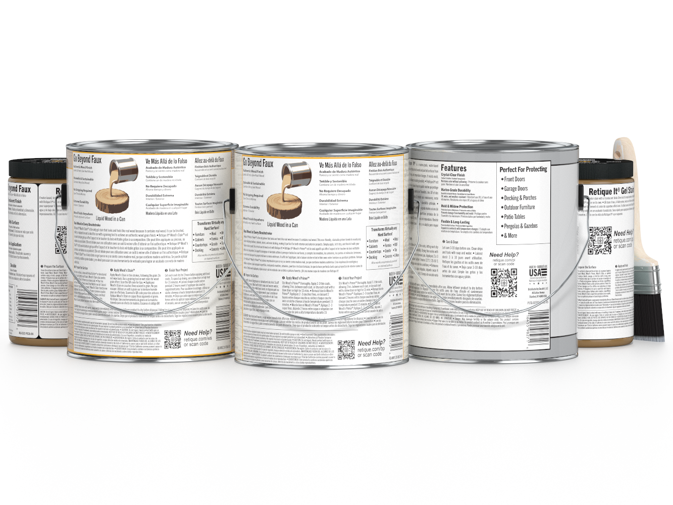 Multi-purpose Wood'n Kit (4x Lg) - White Oak - Exterior Top Coat