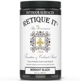 Retique It by Renaissance paint jar with label on a white background