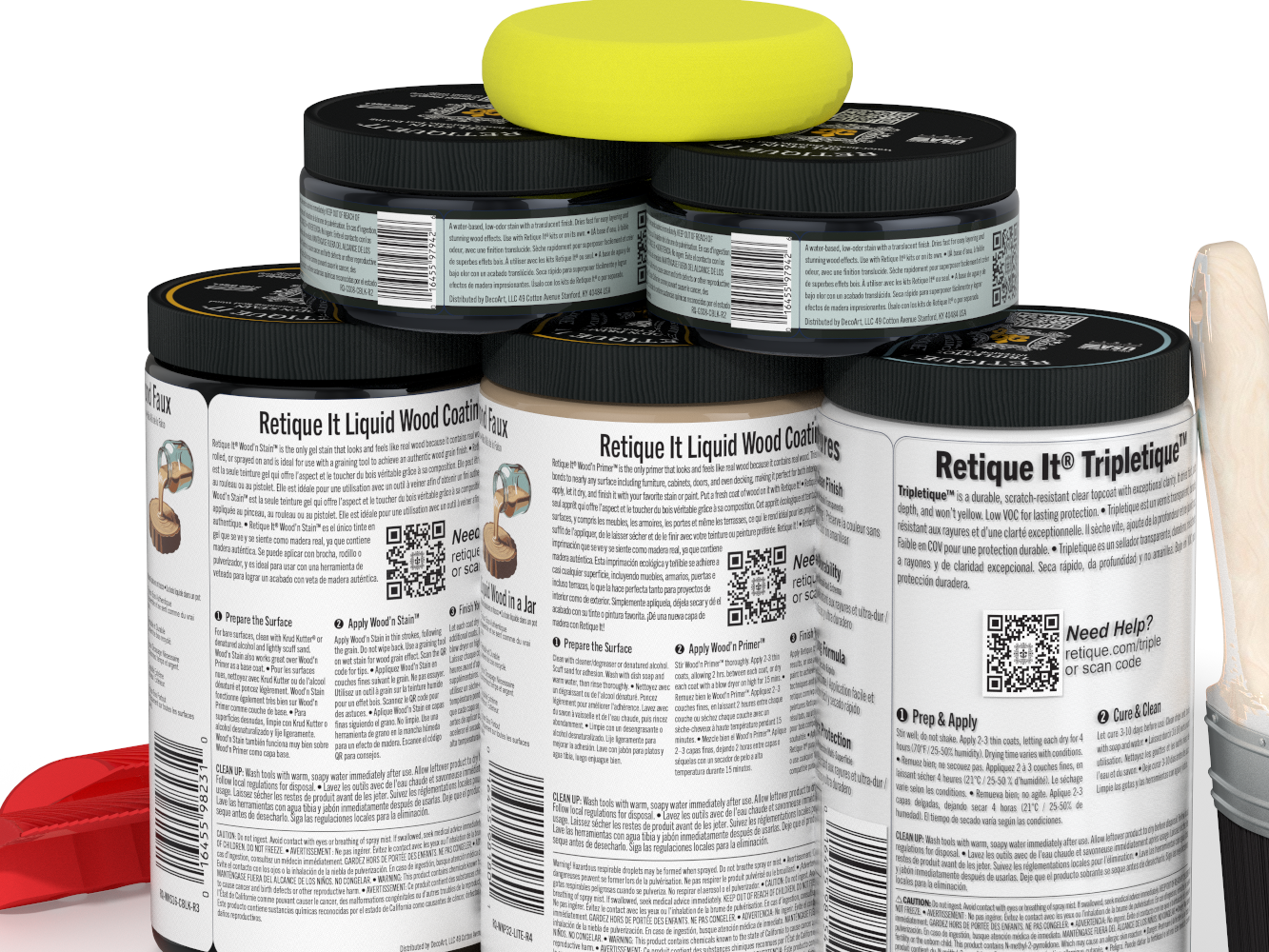 Multi-purpose Wood'n Kit (Large) - Classic Black - Interior Top Coat