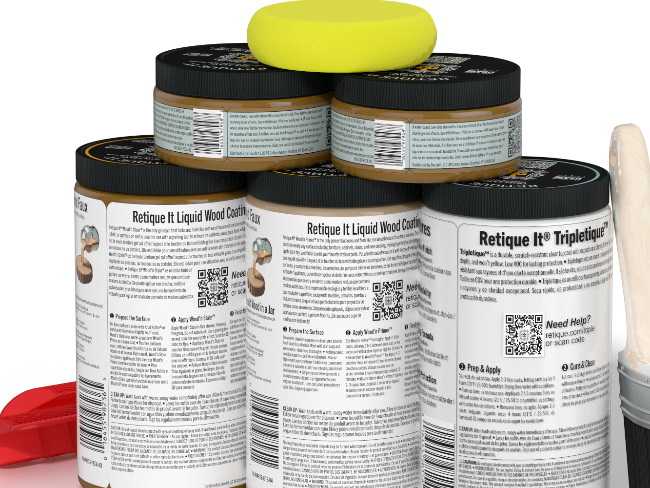 Multi-purpose Wood'n Kit (Large) - Dark Pecan - Interior Top Coat