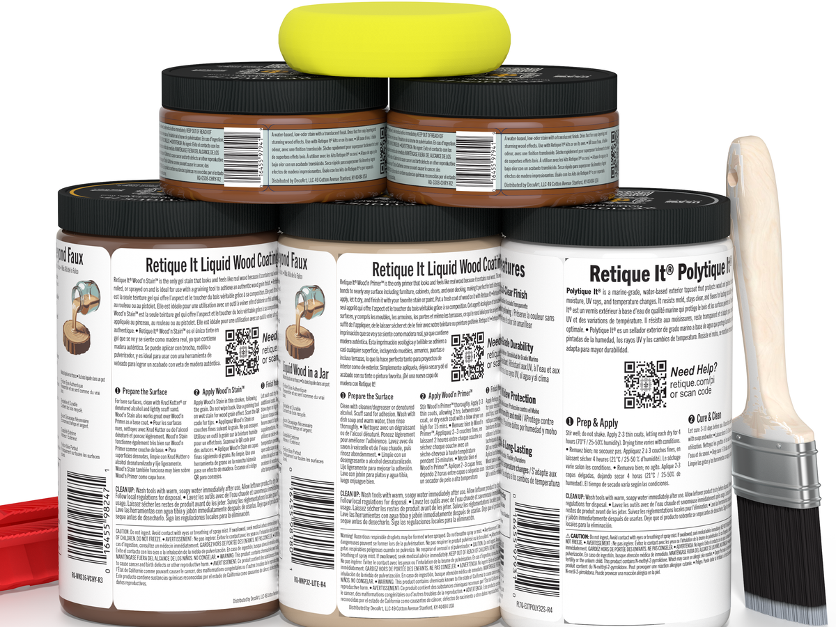 Multi-purpose Wood'n Kit (Large) - Vintage Cherry - Exterior Top Coat