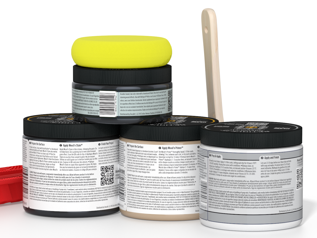 Multi-purpose Wood'n Kit (Med) - Classic Black - Exterior Top Coat