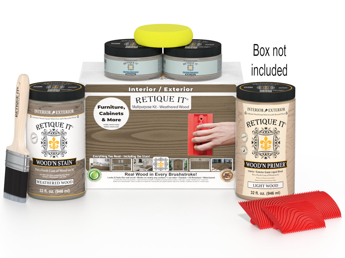 Multi-purpose Wood'n Kit (Large) - Weathered Wood